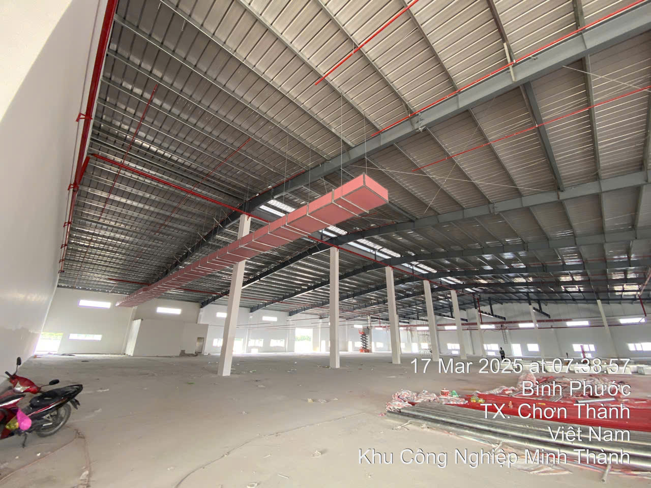 THI CÔNG NHÀ XƯỞNG TẠI BÌNH PHƯỚC