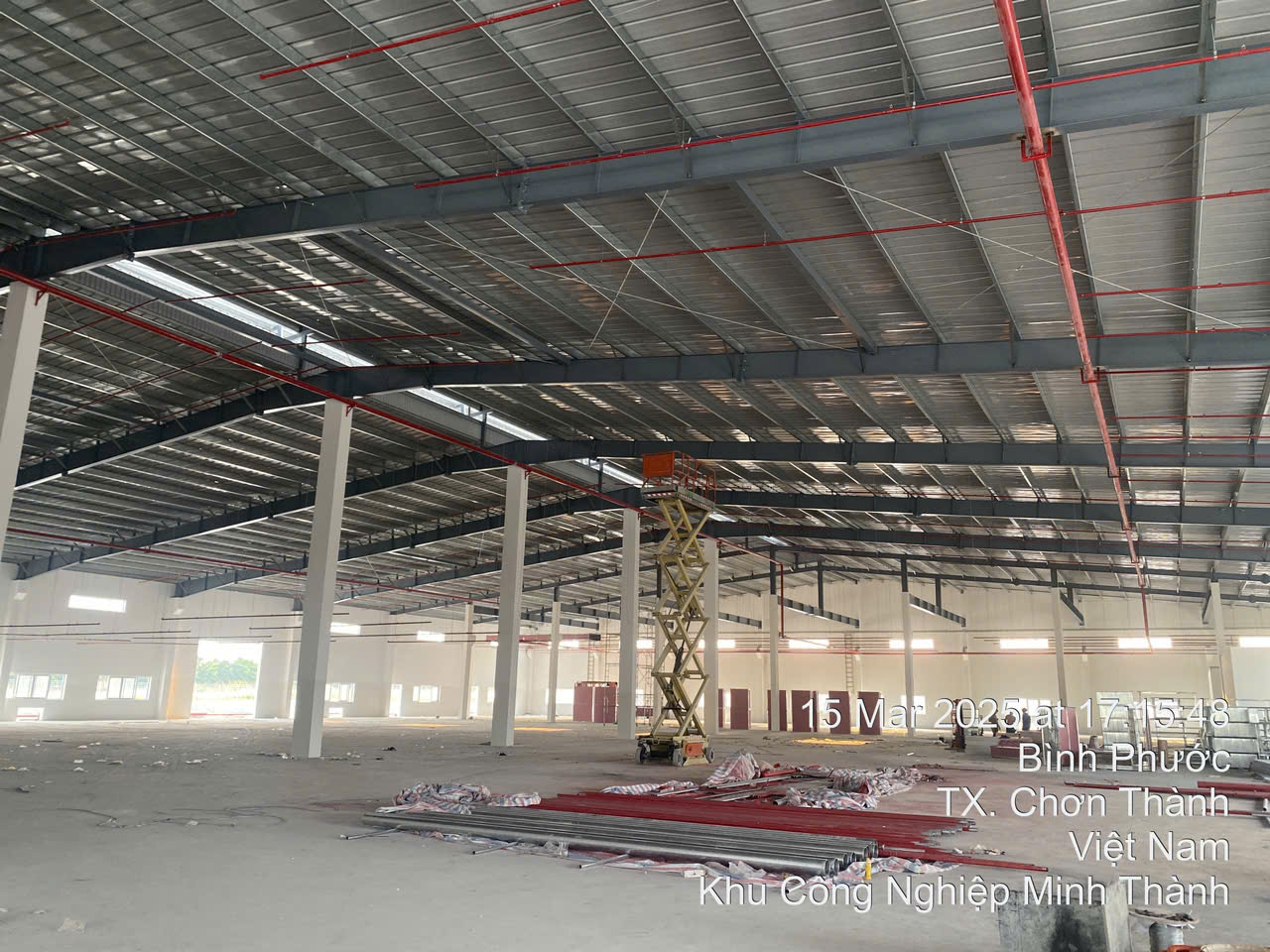 THI CÔNG NHÀ XƯỞNG TẠI BÌNH PHƯỚC