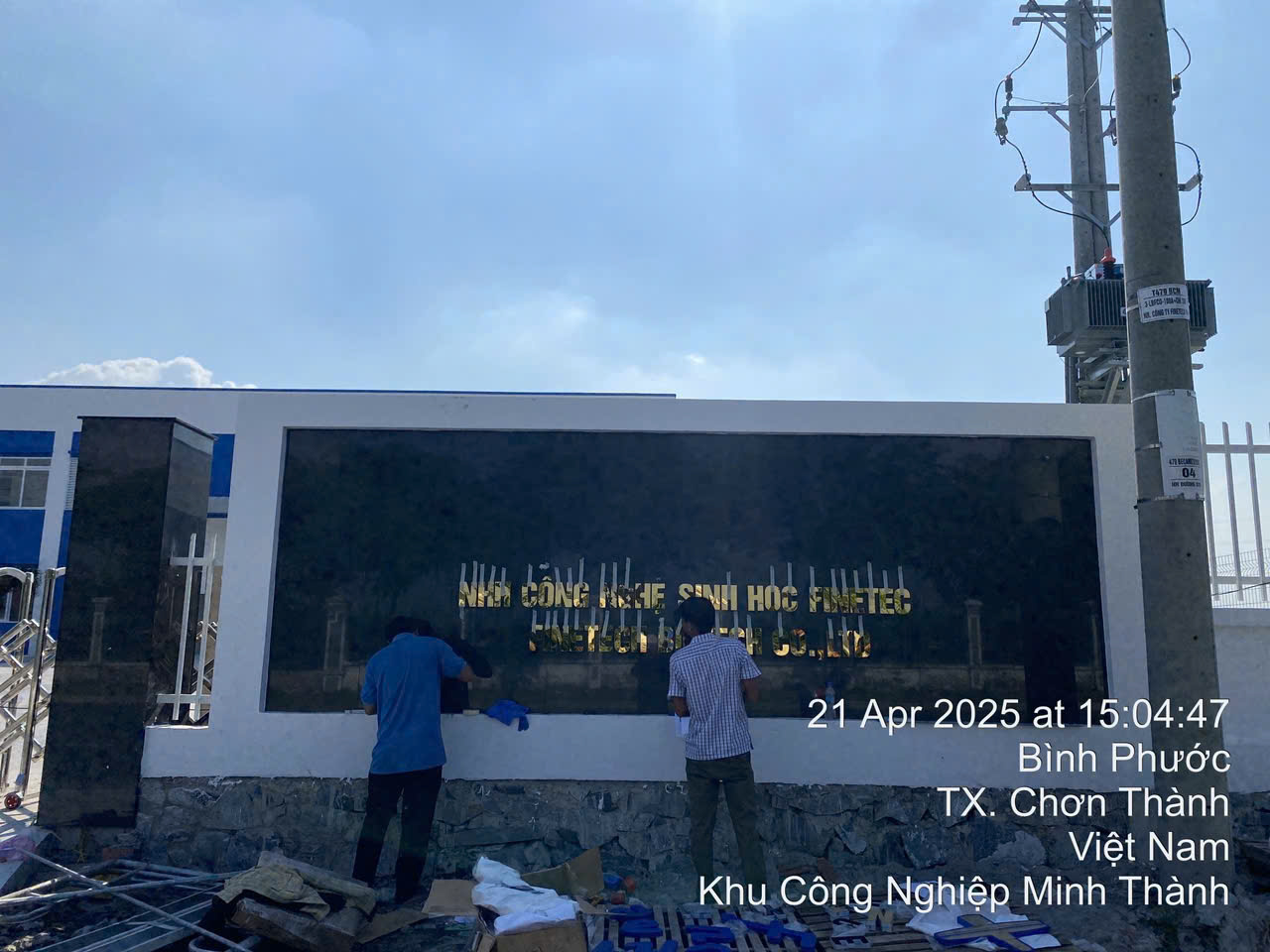 NHÀ MÁY CÔNG TY TNHH CÔNG NGHỆ SINH HỌC FINETECH VIỆT NAM